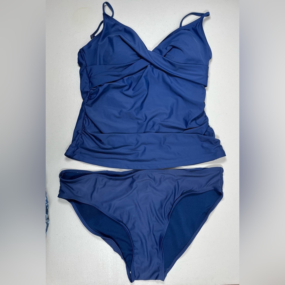 Nicole Miller Blue Women's Swimsuit - Picture 2 of 9